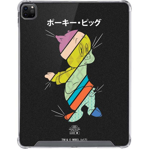 Looney Tunes Porky Pig Sliced Juxtapose iPad Cases