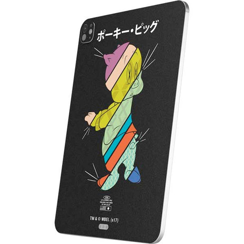 Looney Tunes Porky Pig Sliced Juxtapose iPad Pro 13in M4 (2024) Skin