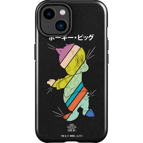 Looney Tunes Porky Pig Sliced Juxtapose iPhone 15 Impact Case