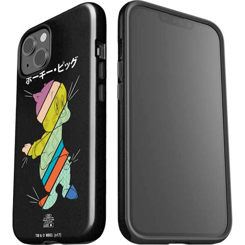 Looney Tunes Porky Pig Sliced Juxtapose iPhone 15 Impact Case