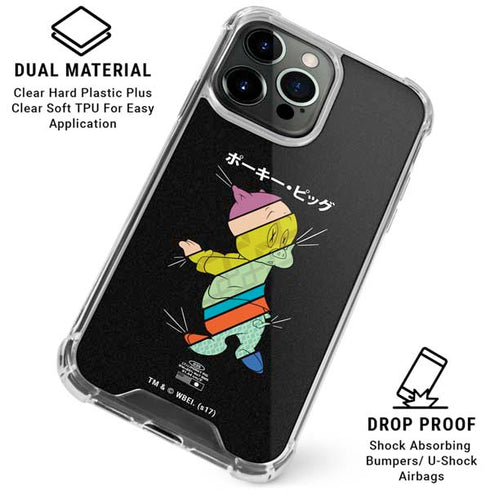 Looney Tunes Porky Pig Sliced Juxtapose iPhone 16 Pro Max Clear Case