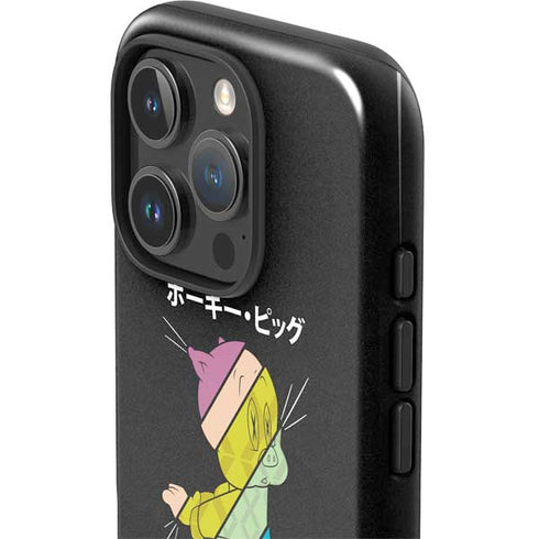 Looney Tunes Porky Pig Sliced Juxtapose iPhone 16 Pro Max Impact Case