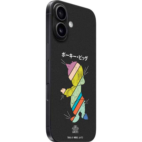 Looney Tunes Porky Pig Sliced Juxtapose iPhone 16 Skin