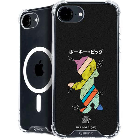 Looney Tunes Porky Pig Sliced Juxtapose iPhone 16e MagSafe Case