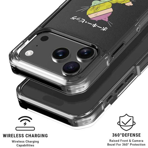 Looney Tunes Porky Pig Sliced Juxtapose iPhone 18 Pro Clear Case