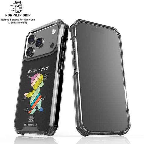 Looney Tunes Porky Pig Sliced Juxtapose iPhone 18 Pro Clear Case