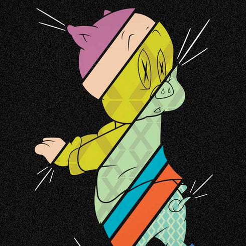 Looney Tunes Porky Pig Sliced Juxtapose iPhone XS Max Skin