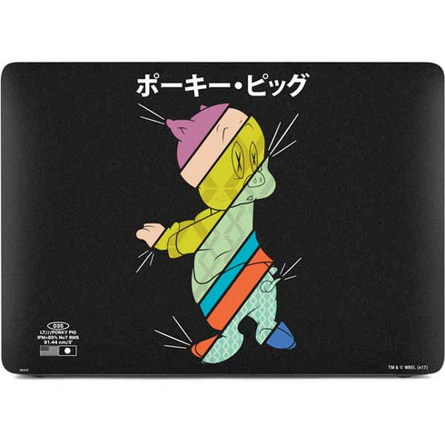 Looney Tunes Porky Pig Sliced Juxtapose Apple MacBook Air Skin