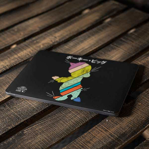 Looney Tunes Porky Pig Sliced Juxtapose Apple MacBook Air Skin
