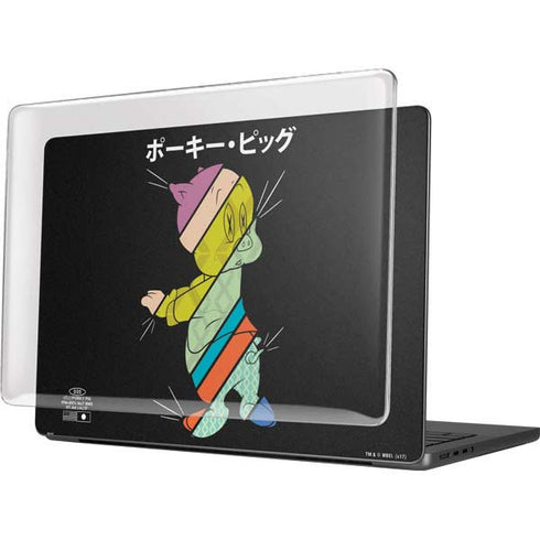 Looney Tunes Porky Pig Sliced Juxtapose MacBook Pro 14in (2021-24) Case plus Skin
