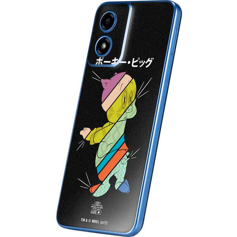 Looney Tunes Porky Pig Sliced Juxtapose Moto G Play 4G (2024) Skin