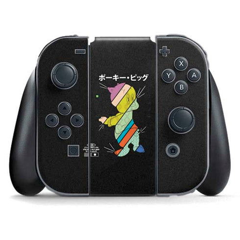 Looney Tunes Porky Pig Sliced Juxtapose Nintendo Switch (2017-2021) Joy-Con Controller Skin