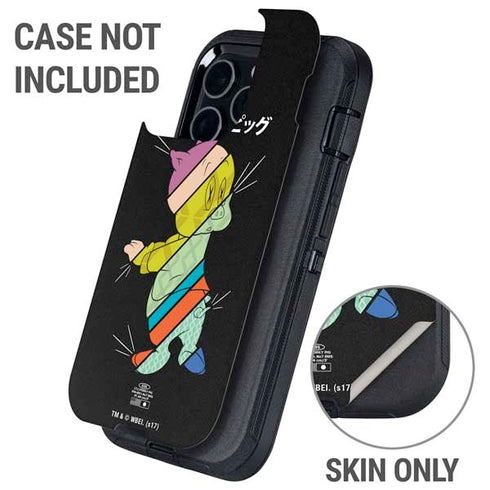 Looney Tunes Porky Pig Sliced Juxtapose Otterbox Defender iPhone Skin