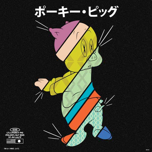 Looney Tunes Porky Pig Sliced Juxtapose PS4 Console and Controller Bundle Skin