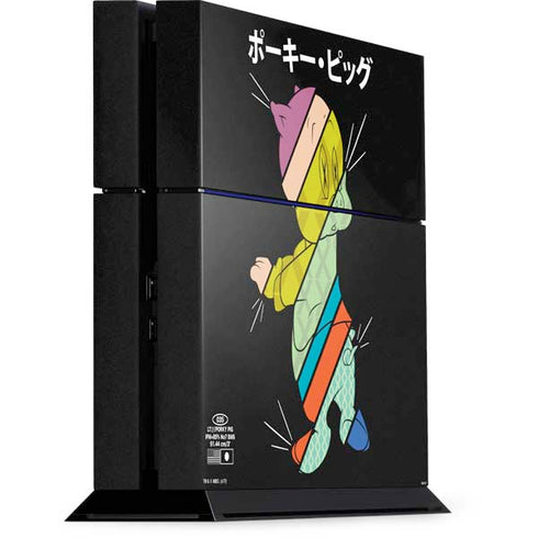 Looney Tunes Porky Pig Sliced Juxtapose PS4 Console Skin