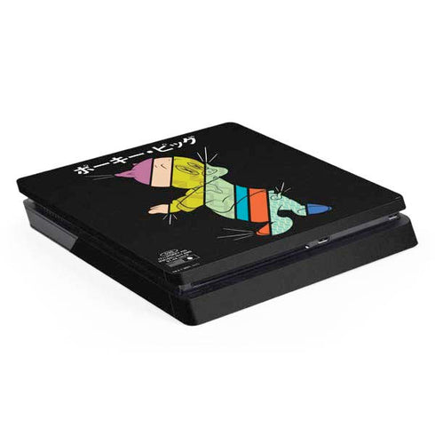 Looney Tunes Porky Pig Sliced Juxtapose PS4 Slim Skin