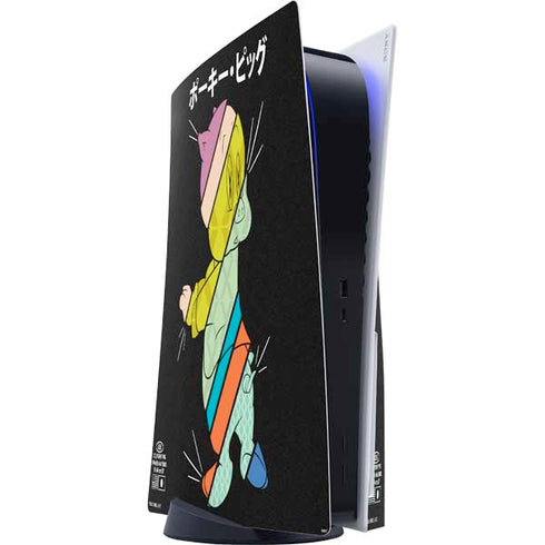 Looney Tunes Porky Pig Sliced Juxtapose PlayStation PS5 Skins