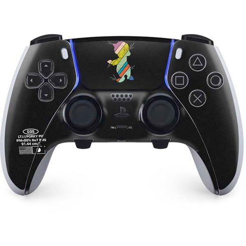 Looney Tunes Porky Pig Sliced Juxtapose PS5 DualSense Edge Pro Controller Skin