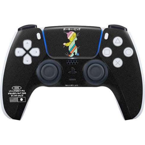 Looney Tunes Porky Pig Sliced Juxtapose PlayStation PS5 Skins