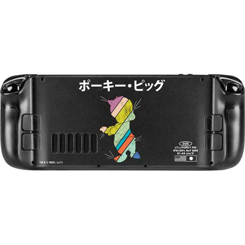 Looney Tunes Porky Pig Sliced Juxtapose Steam Deck Handheld Gaming Computer OLED Skin