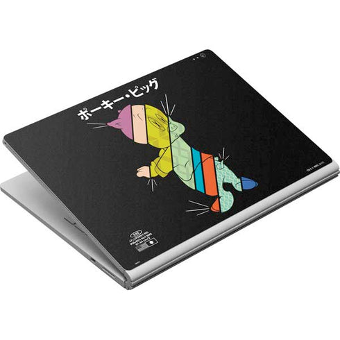 Looney Tunes Porky Pig Sliced Juxtapose Surface Book Skin