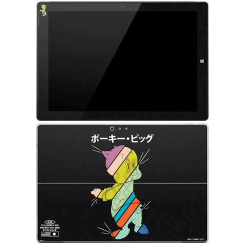 Looney Tunes Porky Pig Sliced Juxtapose Surface Pro 3 Skin