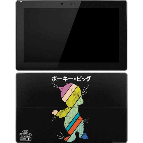 Looney Tunes Porky Pig Sliced Juxtapose Surface Pro Tablet Skin