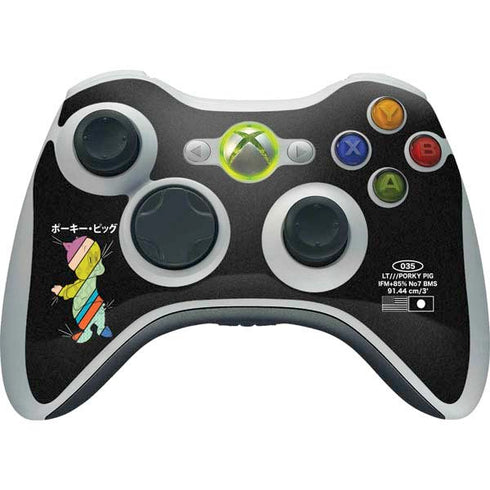 Looney Tunes Porky Pig Sliced Juxtapose Xbox 360 Wireless Controller Skin