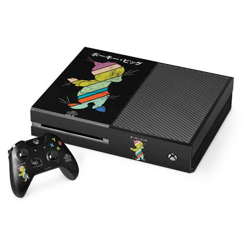 Looney Tunes Porky Pig Sliced Juxtapose Xbox One Console and Controller Bundle Skin