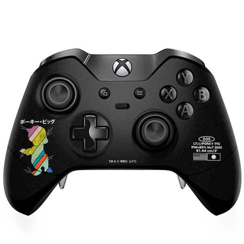 Looney Tunes Porky Pig Sliced Juxtapose Xbox One Elite Controller Skin