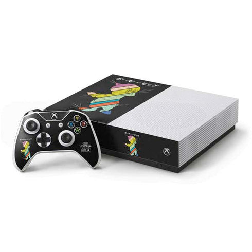 Looney Tunes Porky Pig Sliced Juxtapose Xbox One S All-Digital Edition Bundle Skin