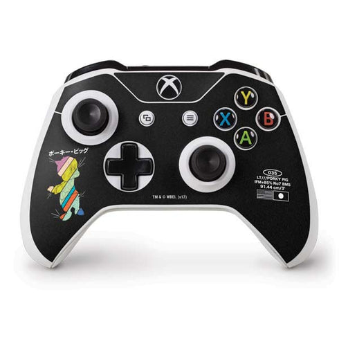 Looney Tunes Porky Pig Sliced Juxtapose Xbox One S Controller Skin