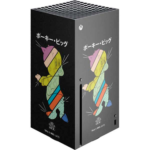 Looney Tunes Porky Pig Sliced Juxtapose Xbox Series X Skins