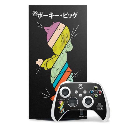 Looney Tunes Porky Pig Sliced Juxtapose Xbox Series X Skins