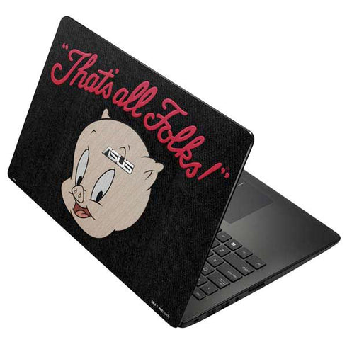 Looney Tunes Porky Pig Thats All Folks Asus X502CA 15.6 Skin