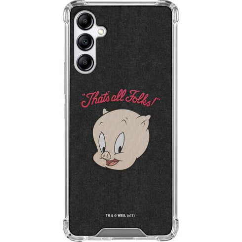 Looney Tunes Porky Pig Thats All Folks Gabb Phone 4 Clear Case