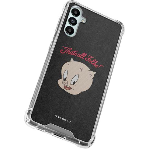 Looney Tunes Porky Pig Thats All Folks Gabb Phone 4 Clear Case