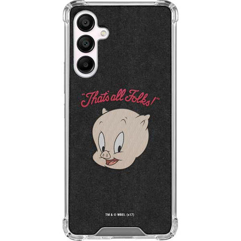 Looney Tunes Porky Pig Thats All Folks Galaxy A16 5G Clear Case