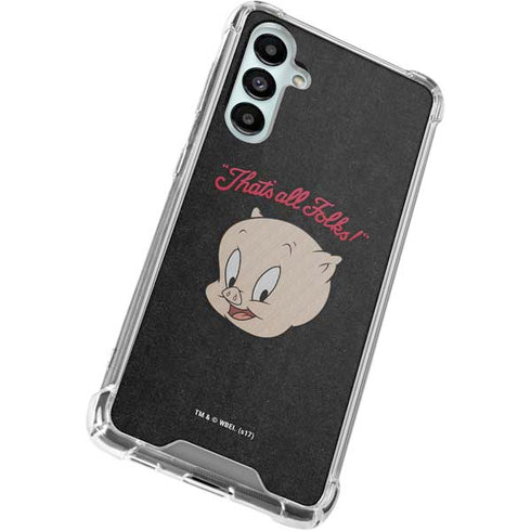 Looney Tunes Porky Pig Thats All Folks Galaxy A16 5G Clear Case