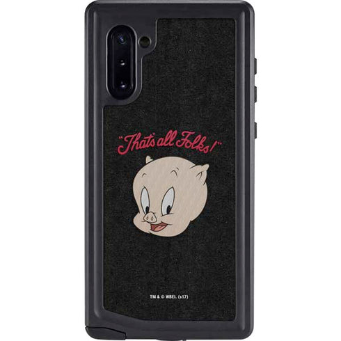 Looney Tunes Porky Pig Thats All Folks Galaxy Cases