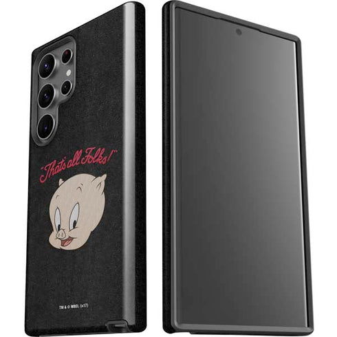 Looney Tunes Porky Pig Thats All Folks Galaxy S23 Ultra Pro Case