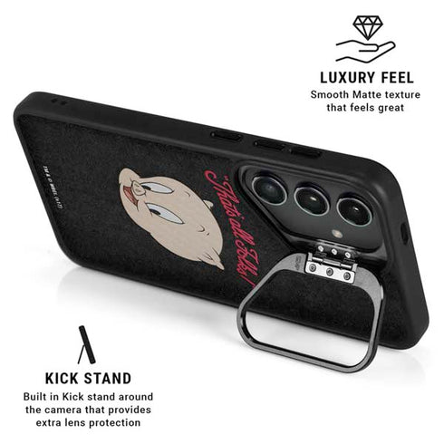 Looney Tunes Porky Pig Thats All Folks Galaxy S25 Kickstand Case