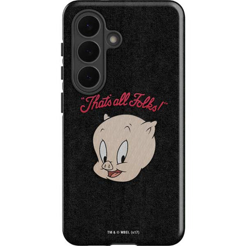 Looney Tunes Porky Pig Thats All Folks Galaxy S26 Impact Case