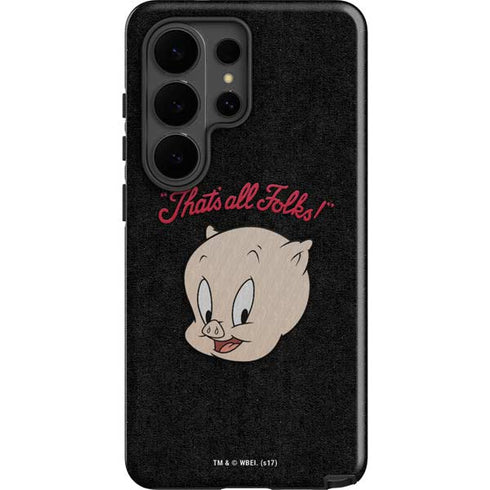 Looney Tunes Porky Pig Thats All Folks Galaxy S26 Ultra Impact Case