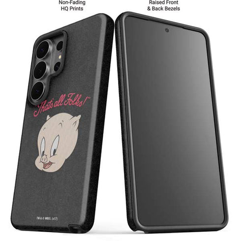 Looney Tunes Porky Pig Thats All Folks Galaxy S26 Ultra Impact Case
