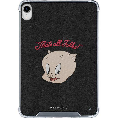 Looney Tunes Porky Pig Thats All Folks iPad 11th Gen (2025) Clear Case