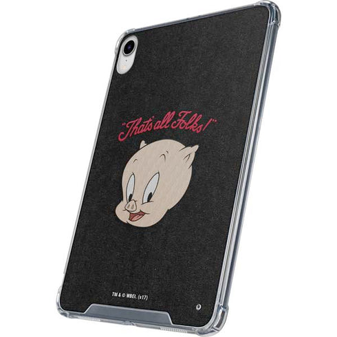 Looney Tunes Porky Pig Thats All Folks iPad 11th Gen (2025) Clear Case