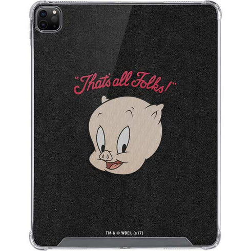 Looney Tunes Porky Pig Thats All Folks iPad Cases