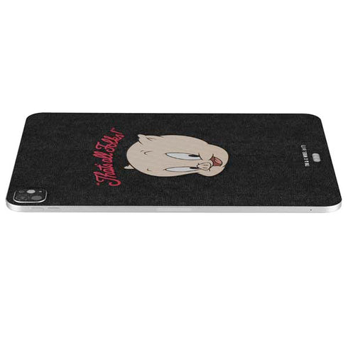 Looney Tunes Porky Pig Thats All Folks iPad Pro 13in M4 (2024) Skin
