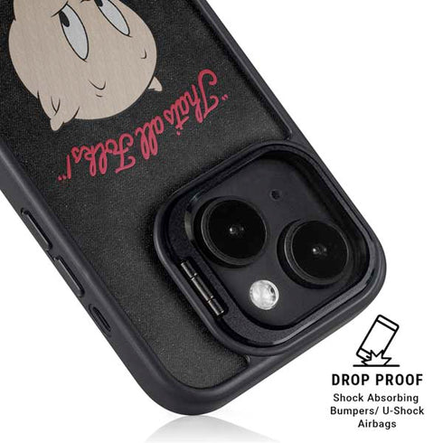 Looney Tunes Porky Pig Thats All Folks iPhone 14 Plus Kickstand Case